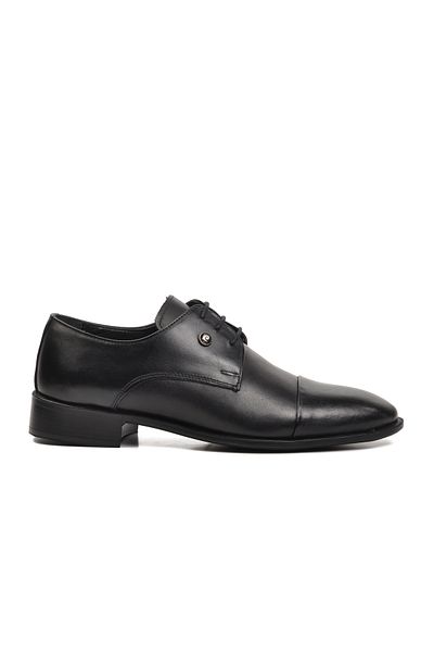 Pierre Cardin 70K28-M Ανδρικά Κλασικά Μαύρα Παπούτσια από Γνήσιο Δέρμα