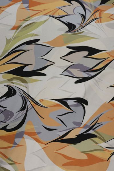 SARDO KUMAŞ Watercolor Pattern Digital Printed Satin Fabric Double Width 1.50 Cm