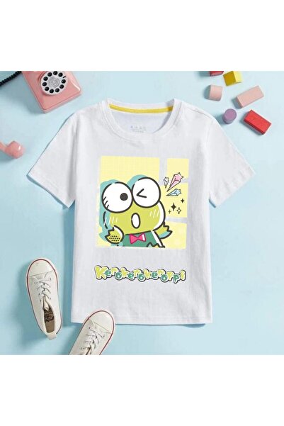 Toum Keroppi Kids Printed T-shirt - Dompuleri Moda