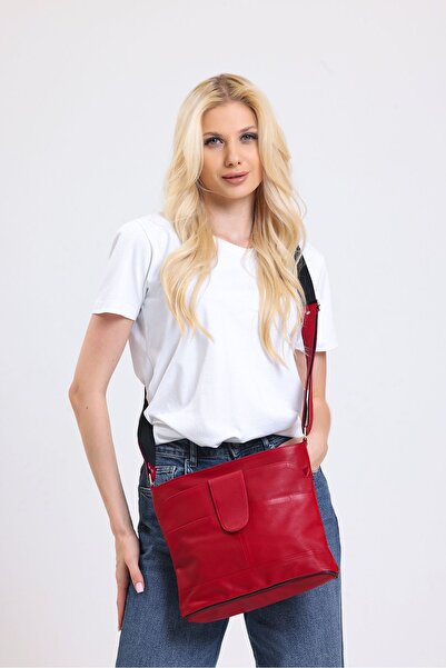 fubileather Geantă Messenger Crossbody din piele naturală