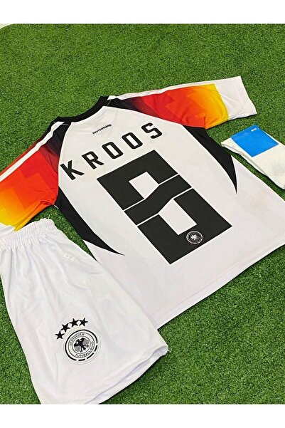Alaturka Mix Almanya Euro 2024 Yeni Sezon Tony Kroos Çocuk Forması Beyaz