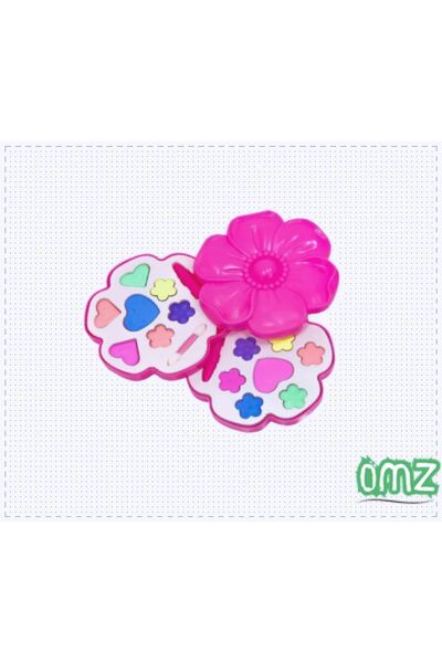 OMZ Oyuncak 2 Katmanlı Katlanabilen Papatya Makyaj Seti Ruj Far Set Kız Cocuk...