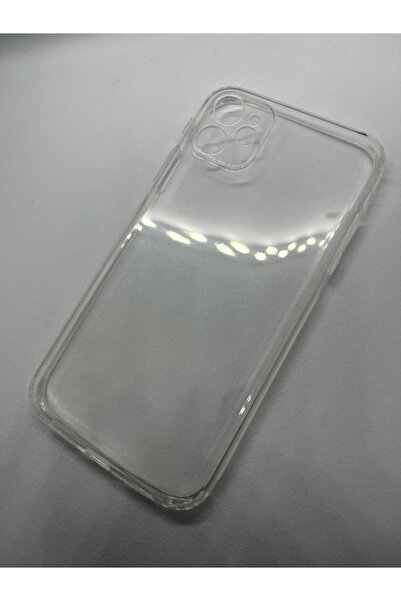 Iphone 11 Uyumlu Şeffaf Silikon Kılıf Darbelere Karşı Koruyucu Kapak