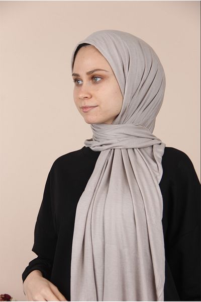 Sima شال قطني ممشط من فرو المنك الخفيف