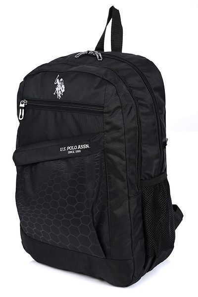 U.S. Polo Assn. Πόλο Ασν. 22072 - Μαύρο σχολικό σακίδιο πλάτης