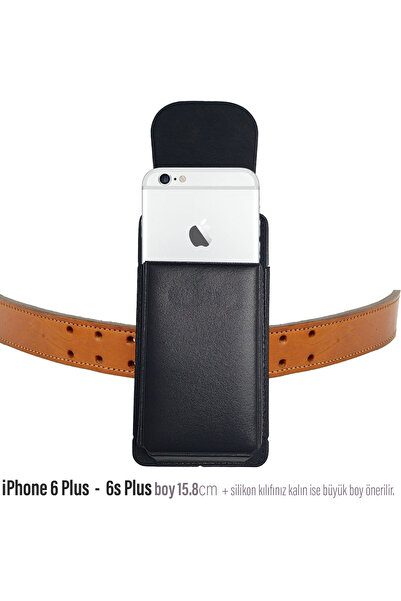 EXENAR iPhone 6 Plus și 6S Plus - Husă pentru telefon cu centură și husă pent...