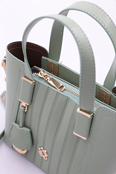 DGN Vodově zelená 602 model dámská kabelka s peněženkou