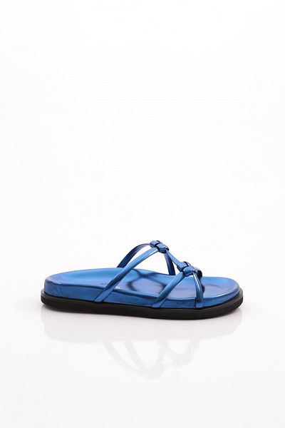 DGN Sax Blue Signora - 3005 Γυναικείες Παντόφλες με Λεπτό Λουράκι