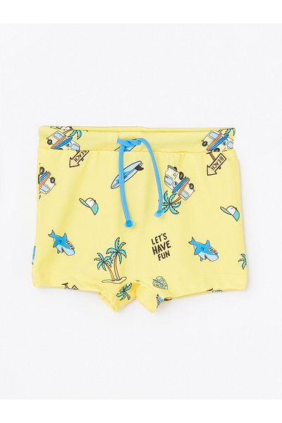 LC Waikiki LCW-bedruckte Badeshorts mit elastischem Bund für Babys