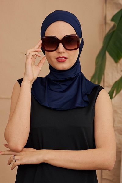 Starinci Mayo Navy Blue Full Covered Bonnet