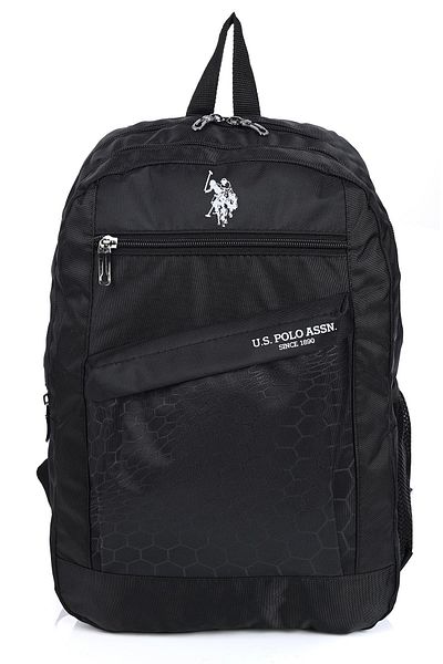 U.S. Polo Assn. Πόλο Ασν. 22072 - Μαύρο σχολικό σακίδιο πλάτης