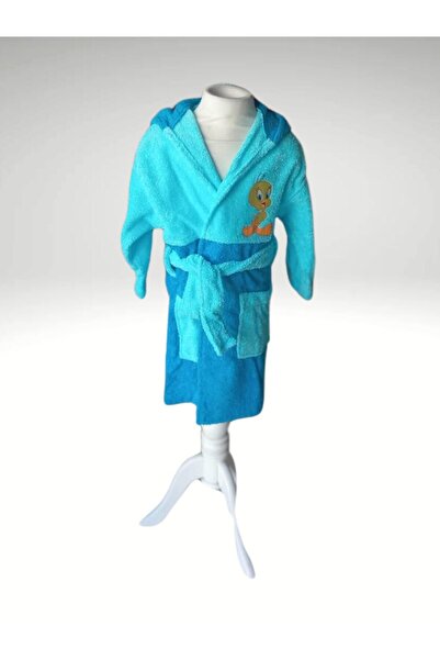 Özdilek ÖZDİLEK TWETY MAVİ SOFT ÇOCUK BORNOZ