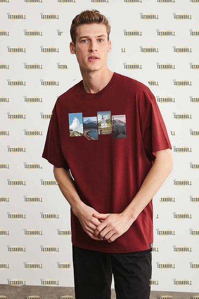 aynewmoda Тениска с голям размер и фотопечат