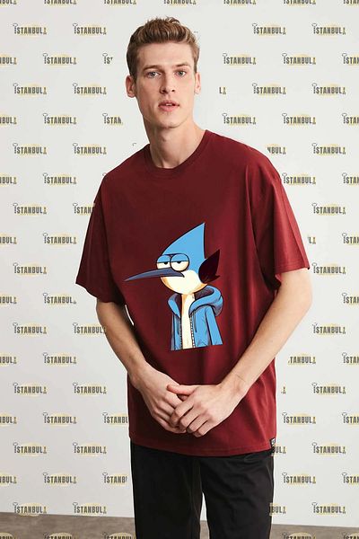 aynewmoda Тениска с щампа Mordecai Oversized
