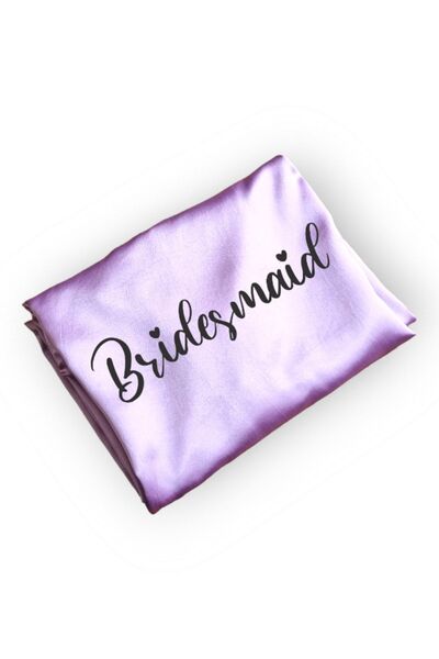 Lasilla Rochie de domnișoară de onoare cu imprimeu liliac 1 bucată