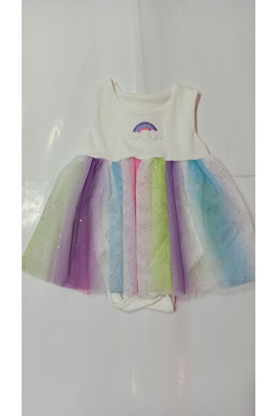 Nayinom Baby girl dress with bottom snap-on tutu skirt cotton