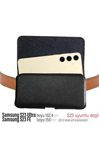 EXENAR Samsung S23 Ultra - Husă de talie compatibilă cu centură și husă pentr...