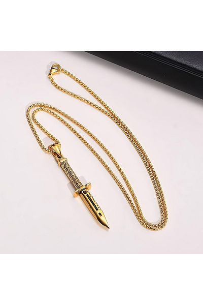 FG KONNİCHİWA 2024 Uzi Bullet Motor - 100% Steel Necklace, Gym Glasses, Angel Wing, Skull Boxing Key