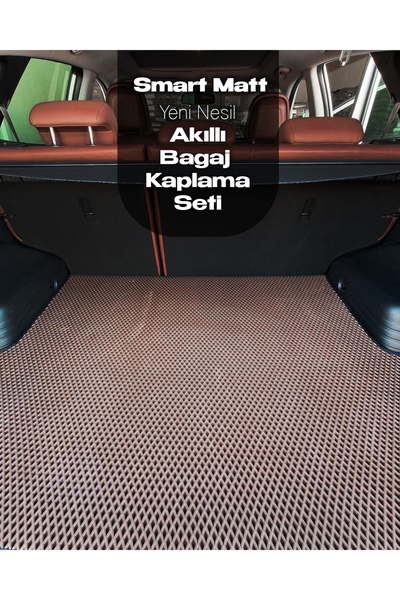 SMART MATT Renault Megane 4 2016-2025 Uyumlu Araca Özel Bagaj Havuzu