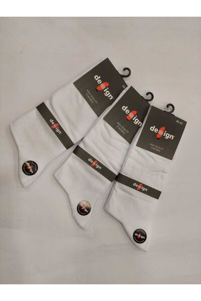 Design Socks MEN'S THIN COTTON NYLON-FREE SEAMLESS SOCKS 3-PIECE