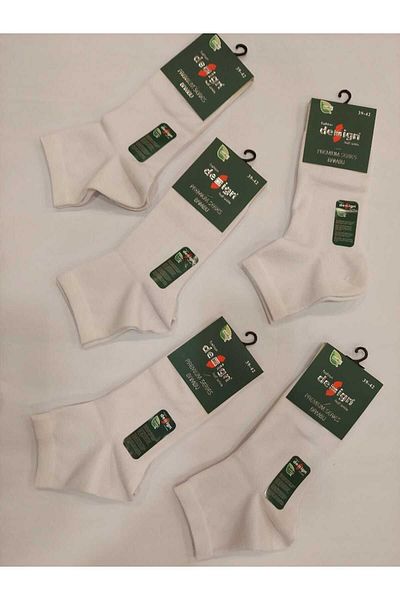 Design Socks MEN'S BAMBOO LYCRAL HALF COAT Socks 5-PACK