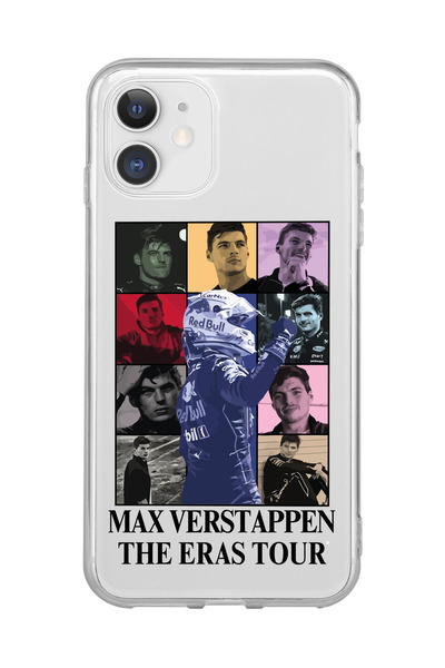 SUPER FRAME Iphone 11 Uyumlu Max Verstappen Tasarımlı Şeffaf Telefon Kılıfı