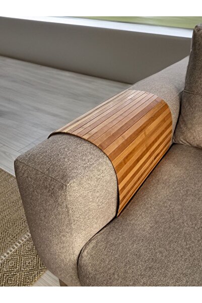 MESAPA Bambu Koltuk Kenarı Katlanabilir Yan Sehpa Kanepe Kenarı Tepsi Amerika...