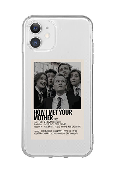 SUPER FRAME Iphone 11 Uyumlu How I Met Your Mother Tasarımlı Şeffaf Telefon K...
