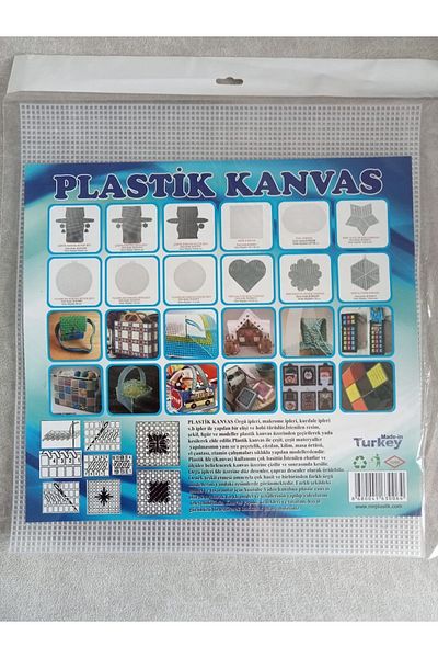 hobi duragı White Plastic Square Bag Canvas
