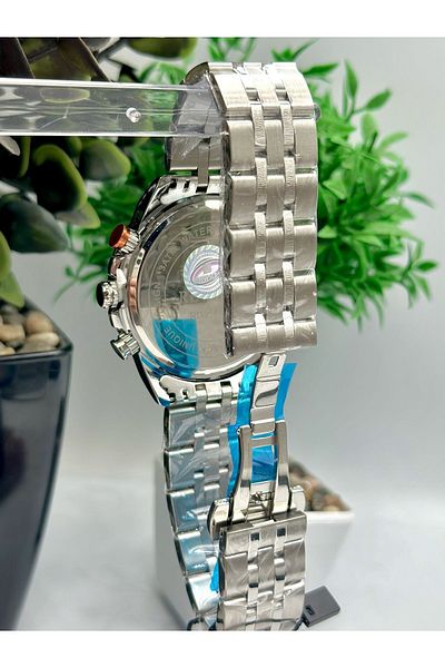 Reward Stylish Men's Wristwatch - New Season with Calendar and Steel Band
