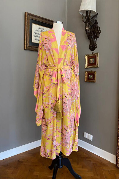 Siren Ertan ISTANBUL Sarı Yaprak Kimono