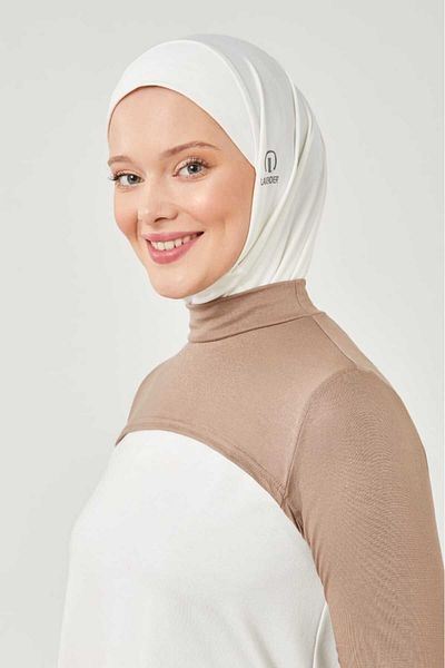 Melodi Scarf Μανίκια με ζιβάγκο σε χρώμα καφέ γάλακτος