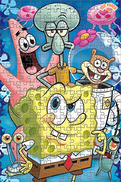 Teona Ahşap Bikini Altı Renkli Dostlar Dekoratif Çift Katlı Çerçeveli Asılabilir Ahşap Puzzle 250 PARÇA 30X30