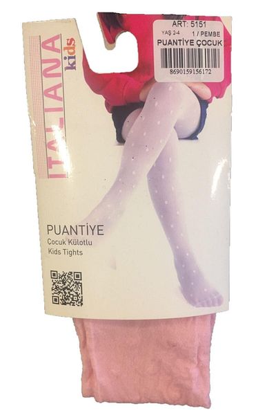 İTALİANA Chiloți pentru fete Italiana roz cu buline