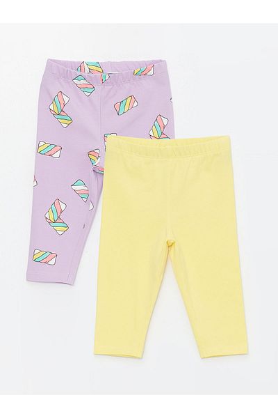 LC Waikiki 2-Piece Elastic Waist Tights Set for Baby Girl