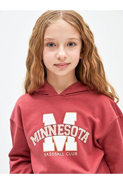 LC Waikiki LCW Παιδικό μακρυμάνικο κοριτσίστικο με κουκούλα (W3)