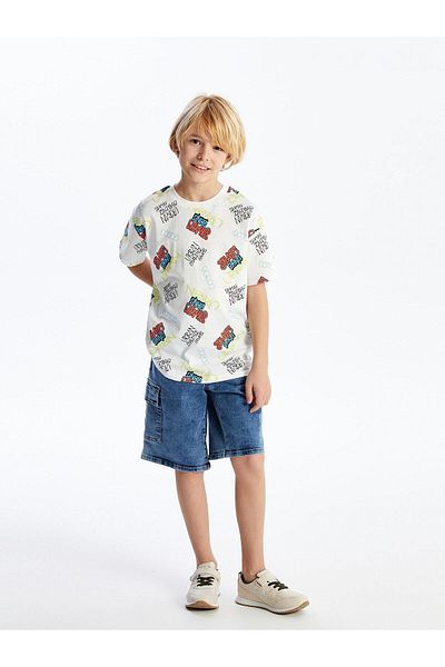 LC Waikiki Μπλουζάκι για αγόρι - LCW Kids, Άνετη εφαρμογή, Crew Neck