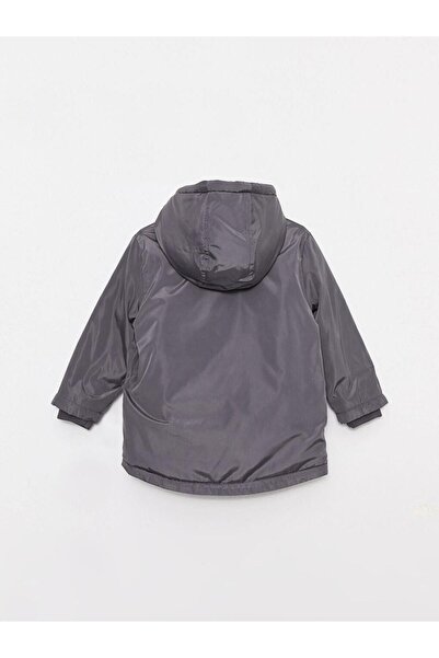 LC Waikiki LCW baby Kapüşonlu Uzun Kollu Basic Erkek Bebek Mont