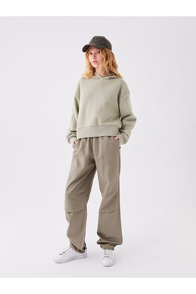 LC Waikiki Comfortable Molded Women's Trousers with Elastic Waist