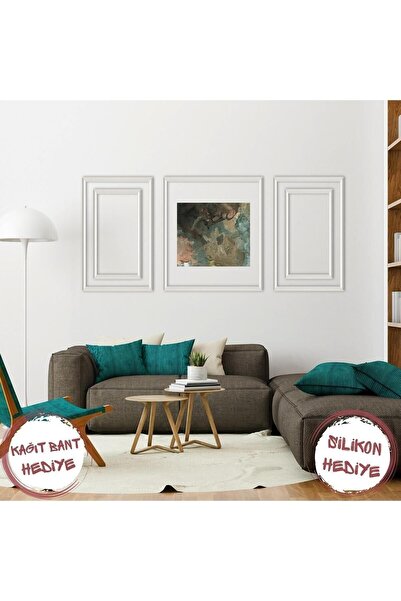 Mismuka Poliüretan Boyanabilir Dekoratif Duvar Çıtası, Montaja Hazır, Kesilmi...