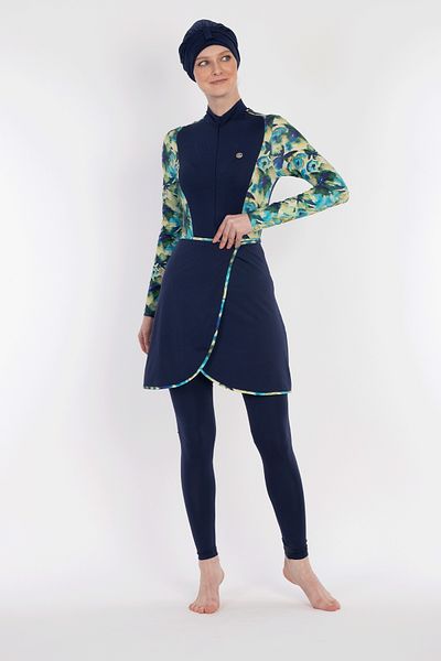InStyle 2318 Model Dark Navy Blue Hijab Swimsuit