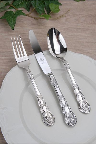 GGS Solingen Germany Daniela Shiny 96 Piece Cutlery Set