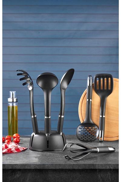VİP AHMET Vp-310 Service Set 6 Pieces with Chrome Stand