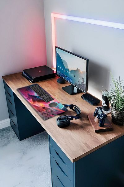 Decorita Techno Boy Glass Mouse Pad - Covoraș de masă din sticlă