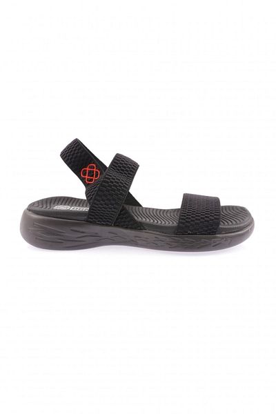DGN Black Women's Sandals - 102-23y Model, Elastic