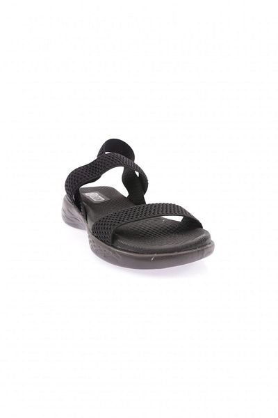 DGN Black Women's Sandals - 102-23y Model, Elastic