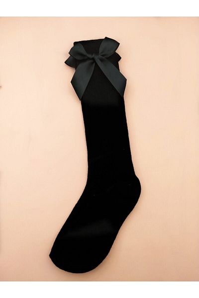 BUKAWEAR Бебешки чорапи за коляно с панделка