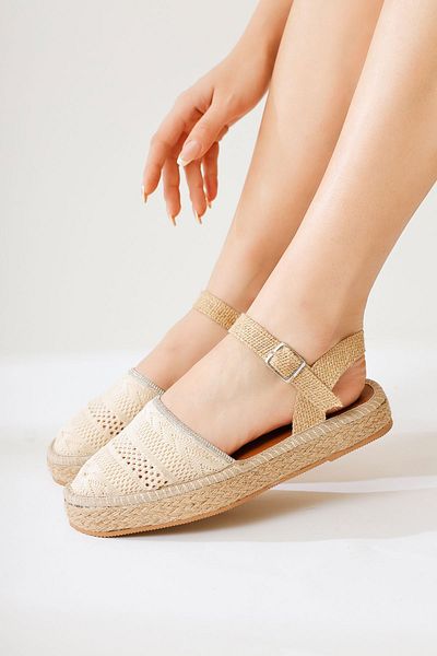 Limoya Γυναικεία παπούτσια Casual Lorna Beige Espadrille
