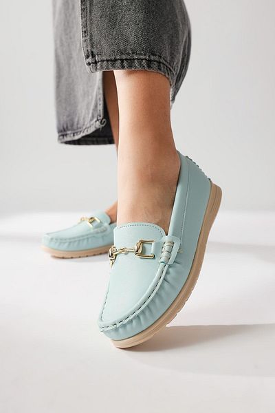 Limoya Pantofi casual de damă Tola Baby Blue cu cataramă