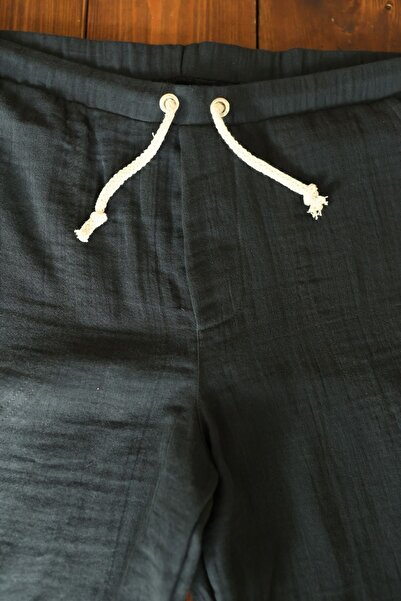 KANVAS LİFE Erkek Şort Müslin Kumaş %100 Pamuk